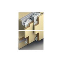 Hafele SLIDO CLASSIC  50 VF SR Комплект  для 2-х дверей 19-21мм