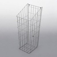Корзина для белья белая (335х255х600)