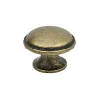 Ручка кнопка Virno Antique 635 патинированная бронза