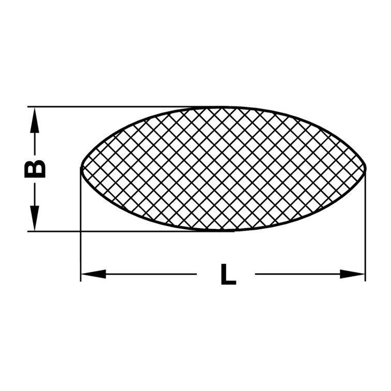 Шкант - плоский 55х19х4мм, величина 10, Hafele