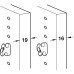Решетчатая полка 557х490х30 мм, сталь, хром, Hafele