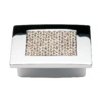 Ручка кнопка Ozkardesler TASLI MADRID-32 хром/камни