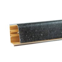 Бортик Korner LB37 Бриллиант Черный 468 (акс.M-468, 380) L-4200 мм