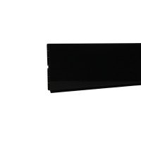 Цоколь ПВХ Korner черный L=3000,H=150 (упл.+б/клипс)