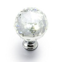 Ручка кнопка GTV Crystal Palace D=40 хром/кристалл