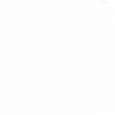 Конфірмат Заглушка Самоклейка Folmag Альпійський Білий Хол. 318 - 25 Шт / Лист