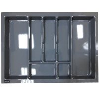 Пенал для посуды UNI металлик 700 (630х430х45) Rejs