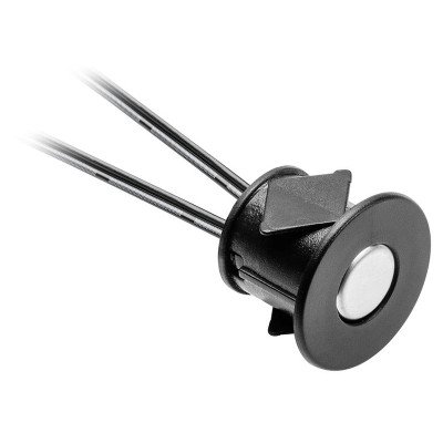 Выключатель с регул. яркости, черный, d=18мм, 12V-24 W (Китай)