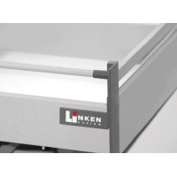 Крепления внутреннего фасада для LS BOX LITE c низким рейлингом H=135 мм