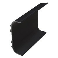 Профиль С для фасадов без ручек, ЧЕРНЫЙ, L=5,95м, Cortizo