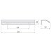 Ручка профиль GTV UA-TREX-224-250-05