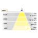 Светильник LED 4005 кругл., 350mA/1W, холодный белый, Hafele