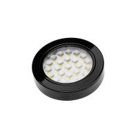 Світильник LED VASCO хол. білий, 12V, 1,7W 24SMD 3528, чорний глянець, накладної / виразний (Китай)