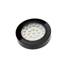 Светильник LED VASCO хол. белый, 12V, 1,7W 24SMD 3528, черный глянец, накладной/врезной (Китай)