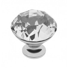 Ручка кнопка GTV Crystal Palace D=40 хром/кристалл