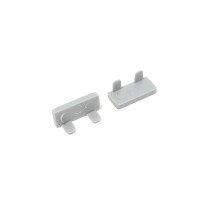 Профиль LED заглушка к накладному профилю, серая (к 28641)