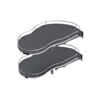 Магический угол Corner Optima лев. 800/450 хром/графит
