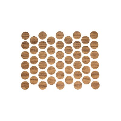 Конфірмат Заглушка Самоклейка Weiss Nat. Dij. Walnut 3734