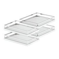 Hafele MagicCor Набір полиць 2 + 2 ARENA STYLE з ANTI SLIP хром. /станд.білій
