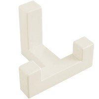 GTV Крючок К2202 двойной  кремовый (Китай)