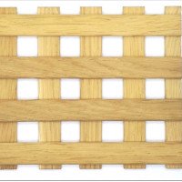 Ротанг 1200х620 мм, 6,2R дуб (ламелии 15 мм, ячейка 12х12мм, квадрат 45°)