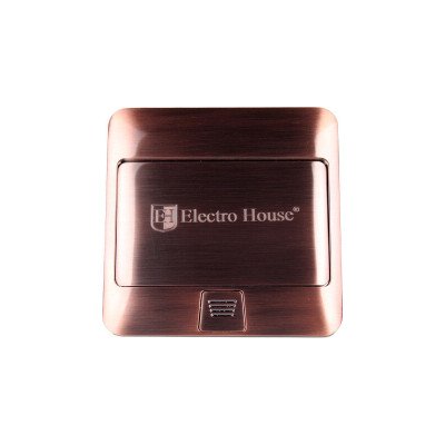 Вбудована розетка для підлоги EH EURO + 2USB