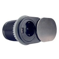 Встраиваемая розетка мебельная EH-AR-304