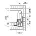 Hafele Matrix Box S35 шухляда H = 84 L = 350, білий (направ. + Боковини)