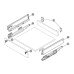 Hafele Matrix Box S35 выдвижной ящик H=84 L=450, белый (направ.+боковины)