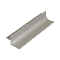 Профіль в верхній модуль для фасадів без ручок L = 5950 мм срібло