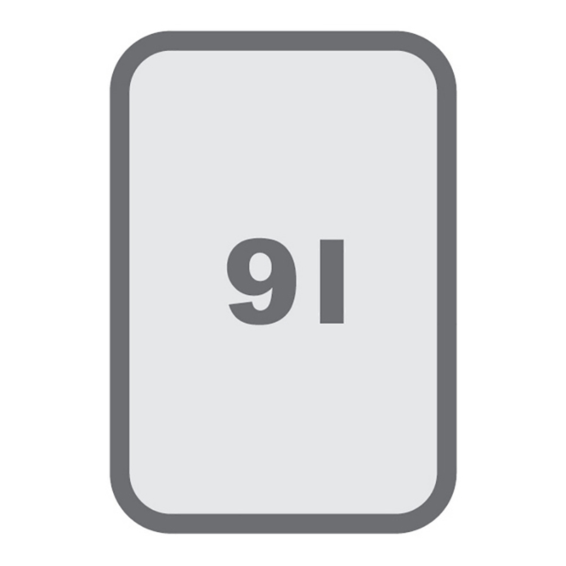 Відро PRAKTIKO/JC срібло, 9 л (без кришки і ручки), Rejs