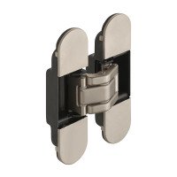 Hafele Петля скрытая K8000 HD хром. матовый 180 ° вес двери 60 кг на две петли