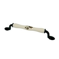 Ручка скоба Ozkardesler 160mm PORSELEN LAVIN Матовый Черный