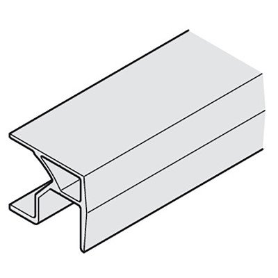 Hafele SLIDO FOLD 25/50VF Шина ходовая L=1500мм, алюм. серебро анодиров.