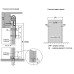 Міжкімна. система AMBAR - LOFT 2000 SC з 2 доводч-ми L = 2000мм до120кг, чорна (TURKEY)