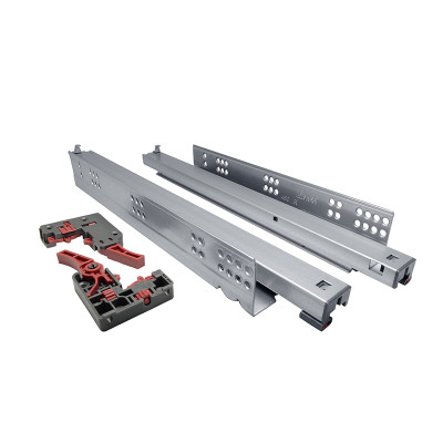 Направляющая скрытая LinkenSystem (35 кг) 16-19мм SYNCHRO-3D L=300 полного выдвижения с доводчиком+крепление