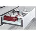 ERGO BOX графит L=450 H= 171 Linken System со стеклянными боковинами