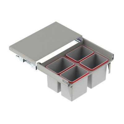 Ведро-контейнер MAXIMA H=350 (764-768х460х370), четверное (4х15л) L-500, Rejs