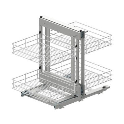 Магічний кут Maxima Evo II Corner comfort 1200 пр., хром+білий (520х540x950)