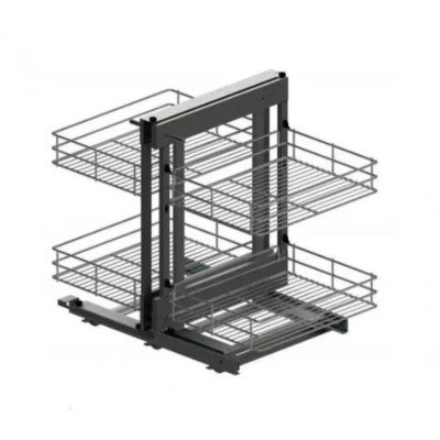 Магический угол Maxima Classic Corner comfort пр.800, графит (370x540x664)