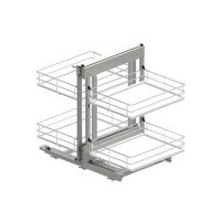 Магический угол Maxima Evo II Corner comfort 1200 лев., хром+бел (520х540x950)