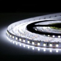 Свет - LED лента SMD 2835, 120 LED, 9W, 12V, холодный белый (915 Lm/m), IP20
