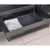 Starax Кошик-полку повн. висування з доводчиком 660-690х475х170 в с-ю700мм антрацит