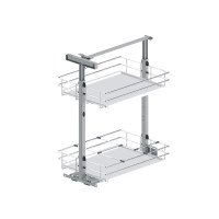 Карго-30 MAXIMA EVO MINI, нижняя хром+белый, L-480 мм (h-617-747 мм)  Rejs