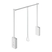 Пантограф L=560-950 мм, (белый, ручка прозрачная) нагр. 10кг., Hafele