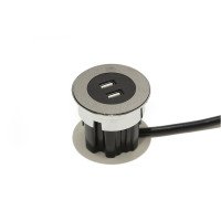 Встраиваемый модуль Versadot USB (1 USB 5V (2P), нерж.) Кабель 200мм ASA