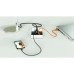 Встраиваемая розетка Versapad (1 силовая розетка,1 USB 5V (2P), белый ASA