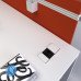 Встраиваемая розетка Versapad (1 силовая розетка,1 USB 5V (2P), белый ASA