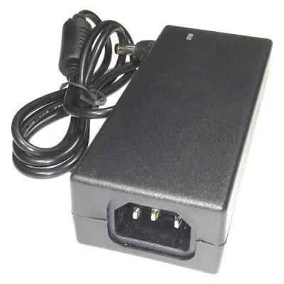 Трансформатор (блок живлення) 12v 36W 3A, пластик чорний + кабель