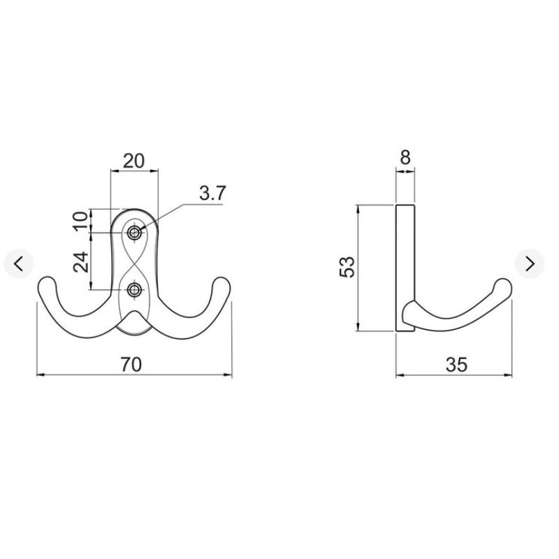 Gamet Гачок WR42-G0035 бронза